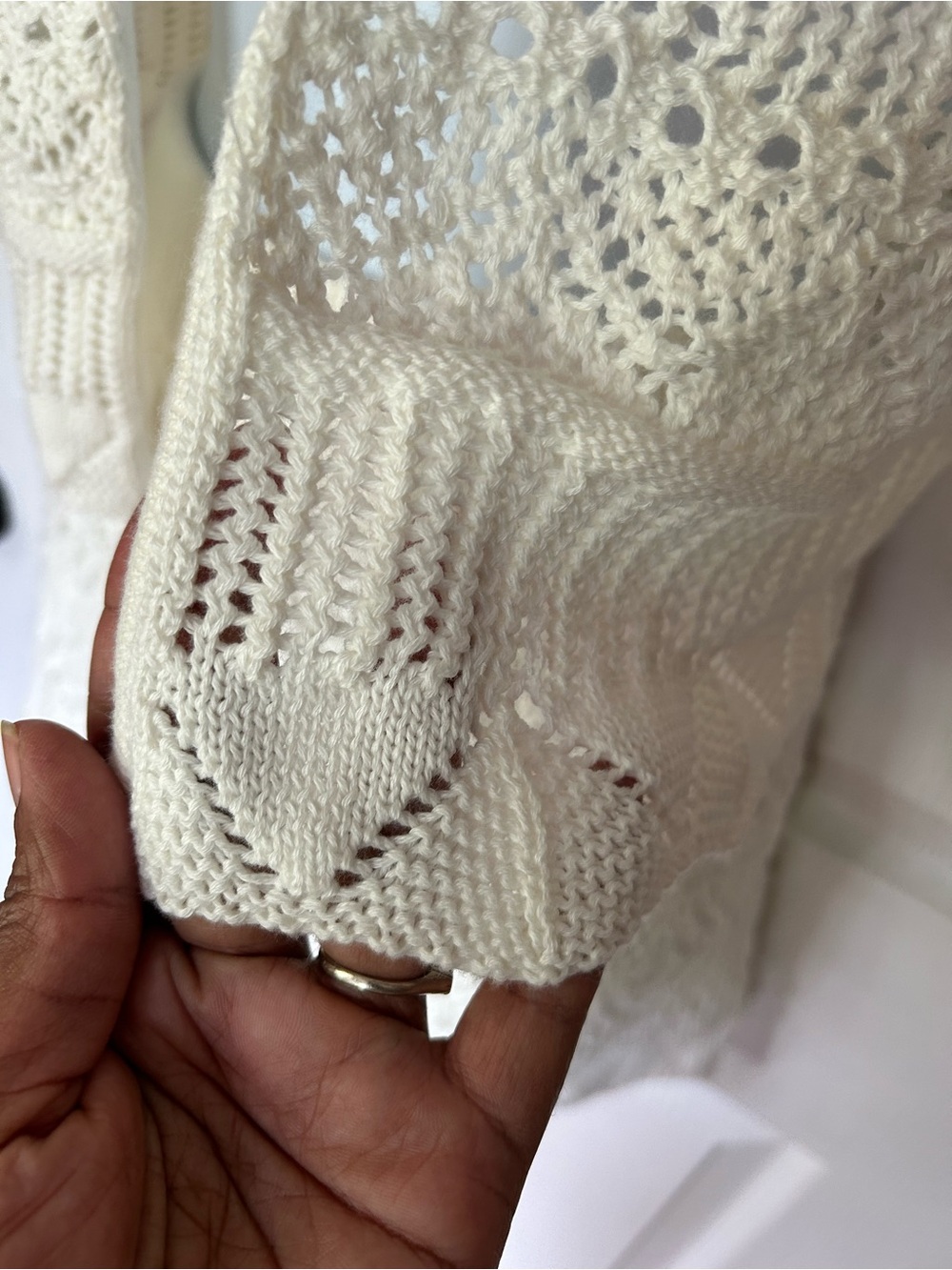 A New Day Crochet Two-Piece Short & Vest Set - Size XS - Picture 4 of 7
